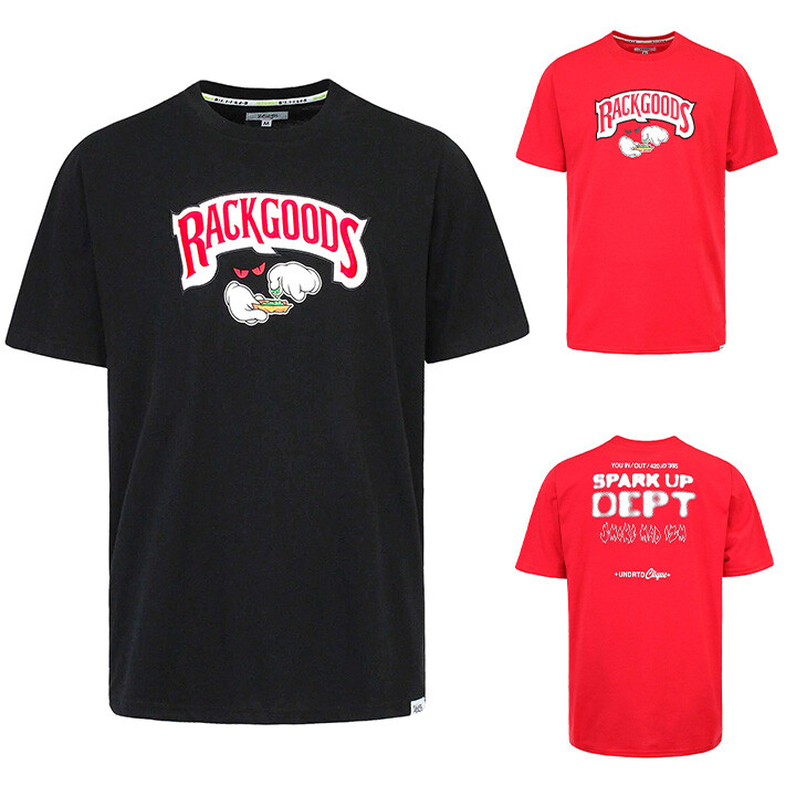 UNDRTD Men’s Casual Embroidered RackGoods Graphic T-Shirt US3106