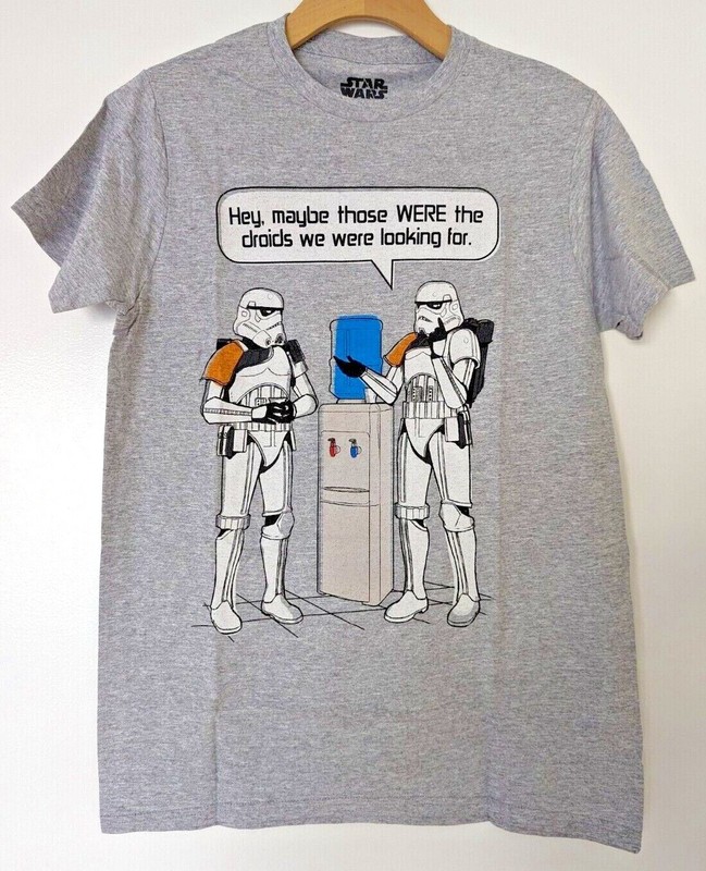 MENS STAR WARS SANDTROOPER WATER COOLER GRAPHIC TEE T-SHIRT OFFICIALLY LICENSED