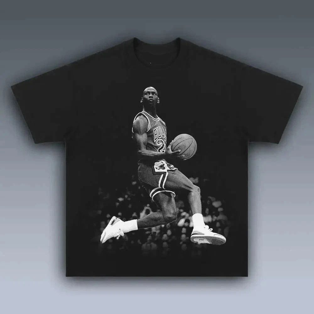 Vintage Basketball Dunk Action Pose Retro Graphic T-Shirt BESTSELLER gallery