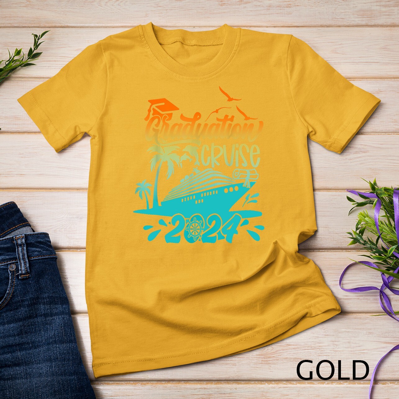 Graduation Cruise 2024 Vacation Beach Matching Group T-Shirt Unisex T-shirt gallery