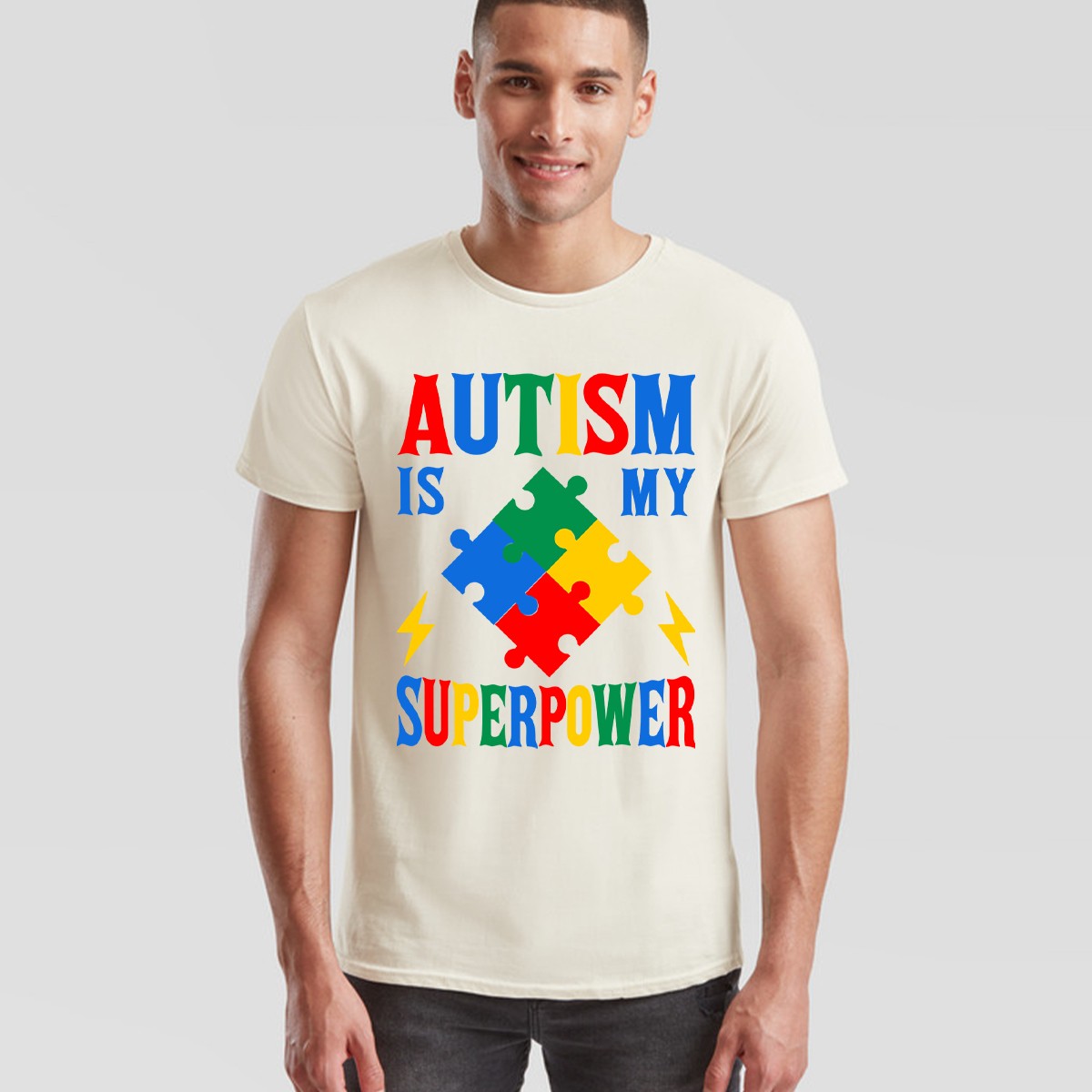 Autism Is My Superpower Autistic Unisex Tshirt Neurodiversity Awareness Gift Tee gallery