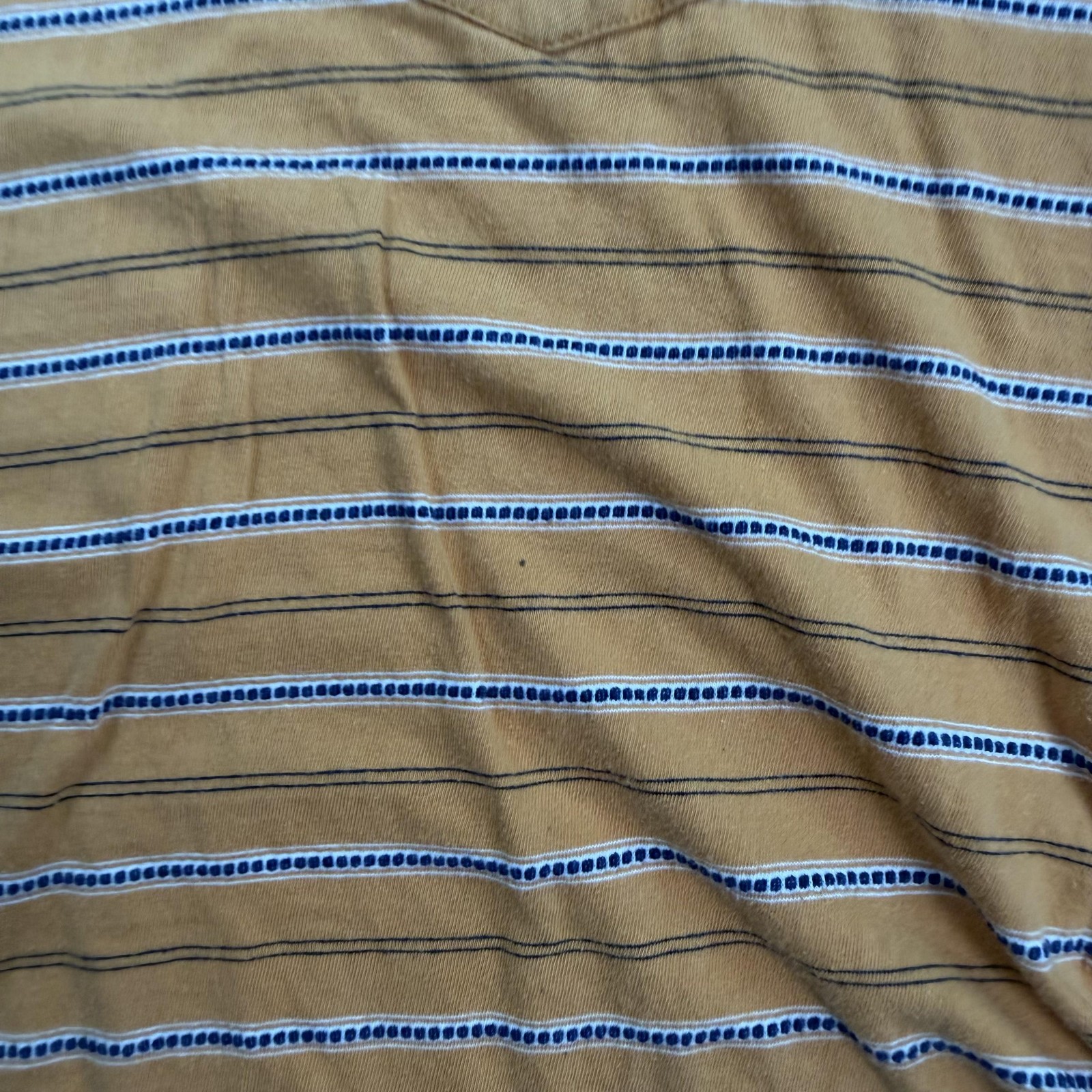 Corridor New York Shirt Mens Medium Yellow NYC Stripe Pocket Tee India Jersey gallery