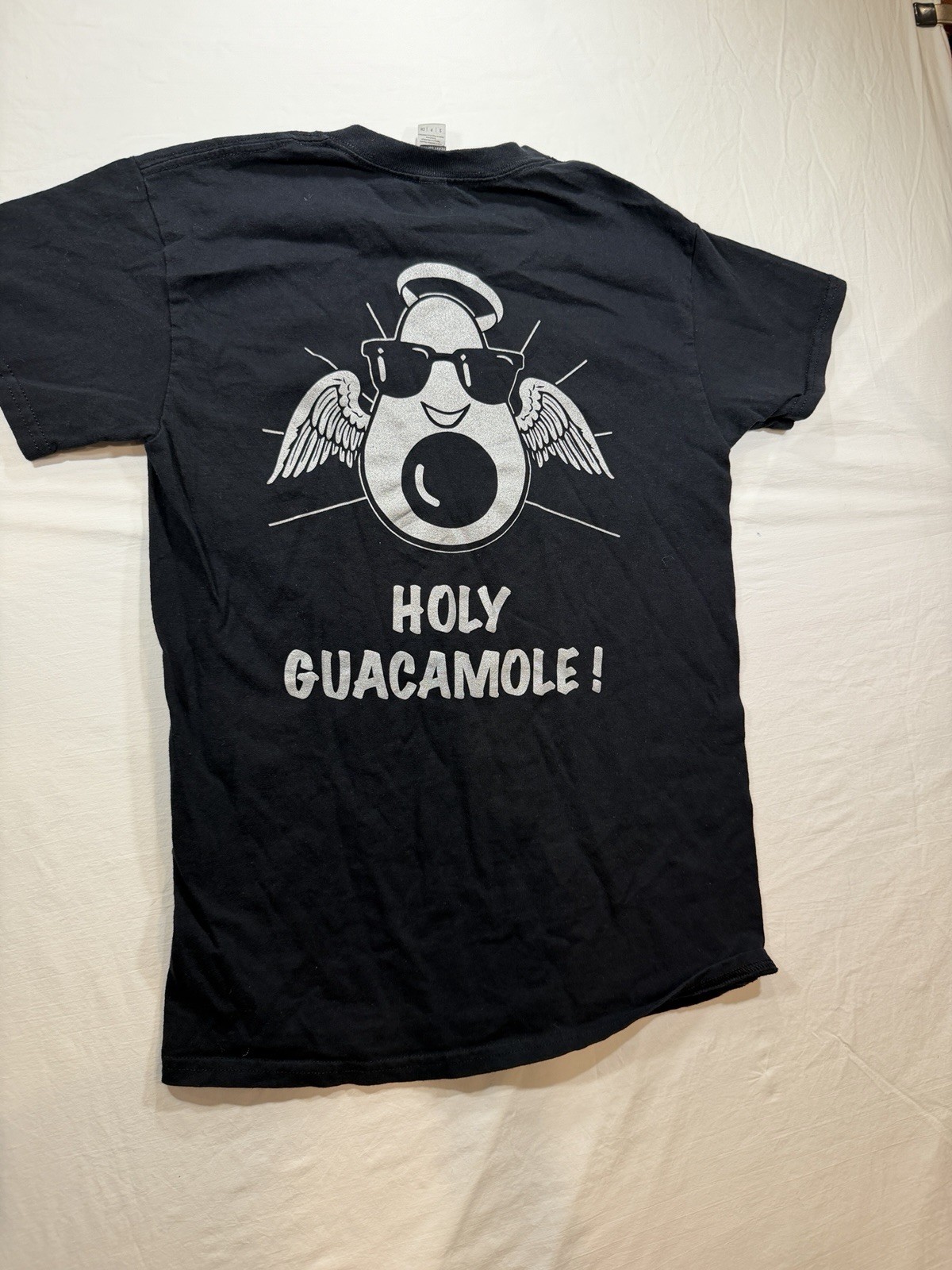Georgia El Jinete Mexican Restaurant T-Shirt Adult Small Black Holy Guacamole gallery