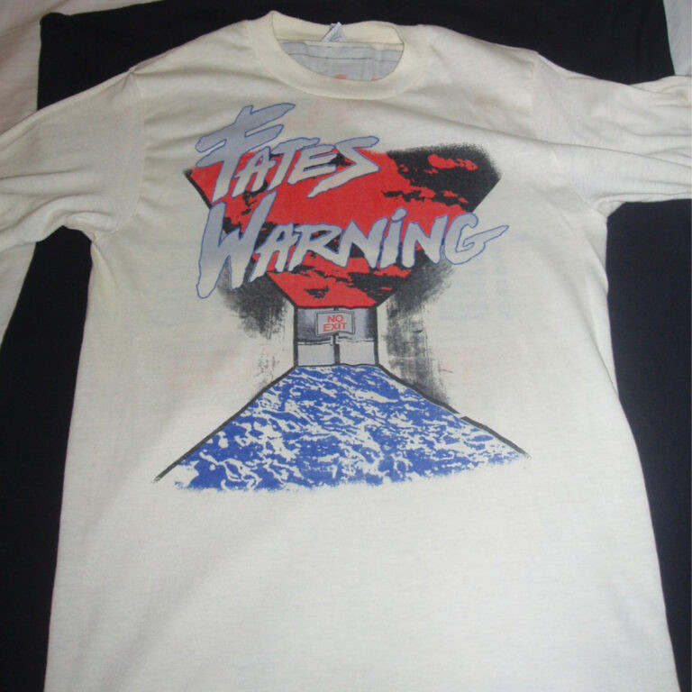 Fates Warning - No Exit Tour Heavy Metal Tee Full Size Range Unisex gallery