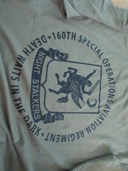160th NIGHT STALKERS SOAR Spec OPS Aviation T-Shirt 2X Next Level USA