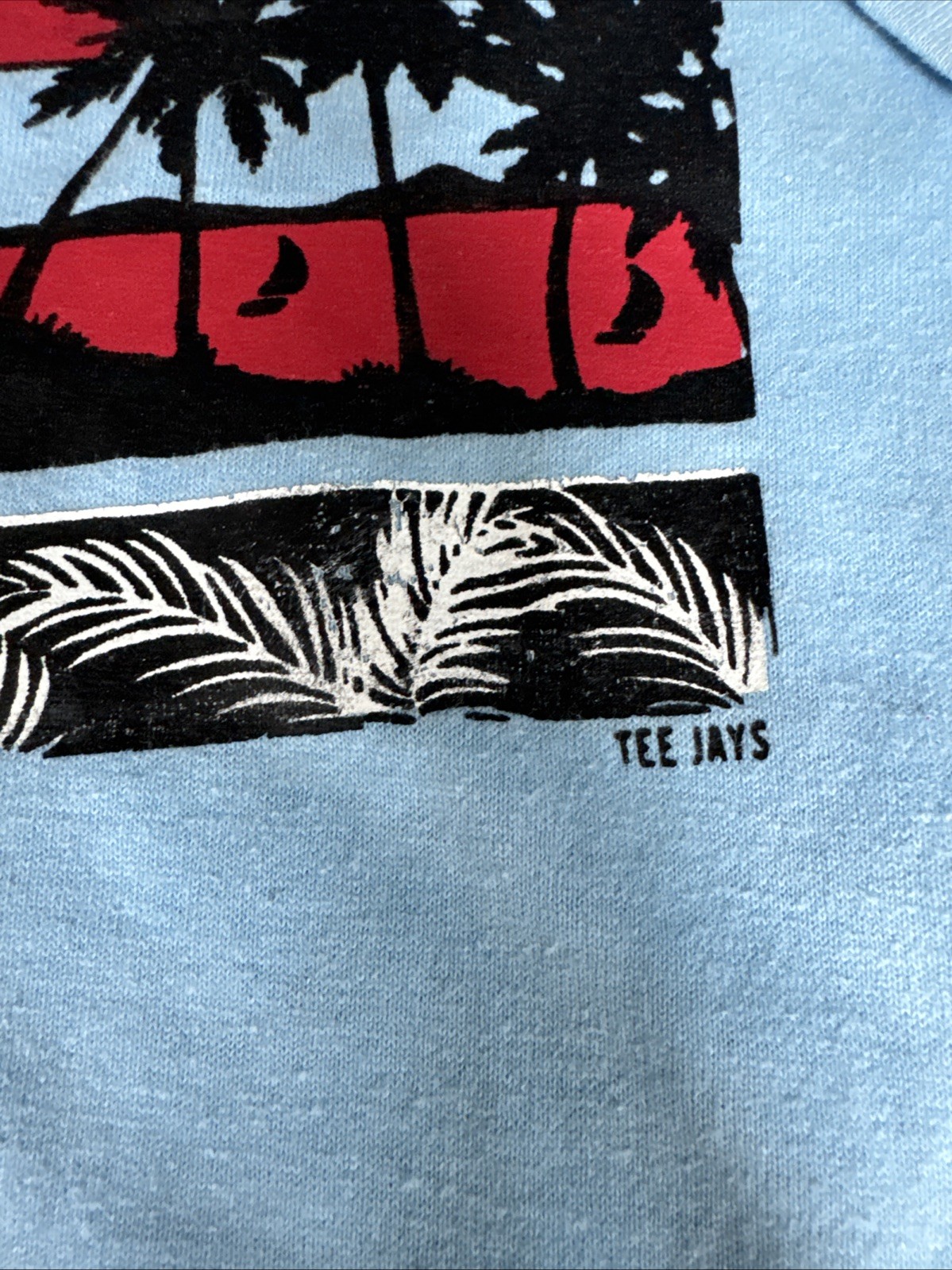 Vtg 80s Lake Tahoe T-Shirt Blue Size Small Single Stitch Tee-jays gallery