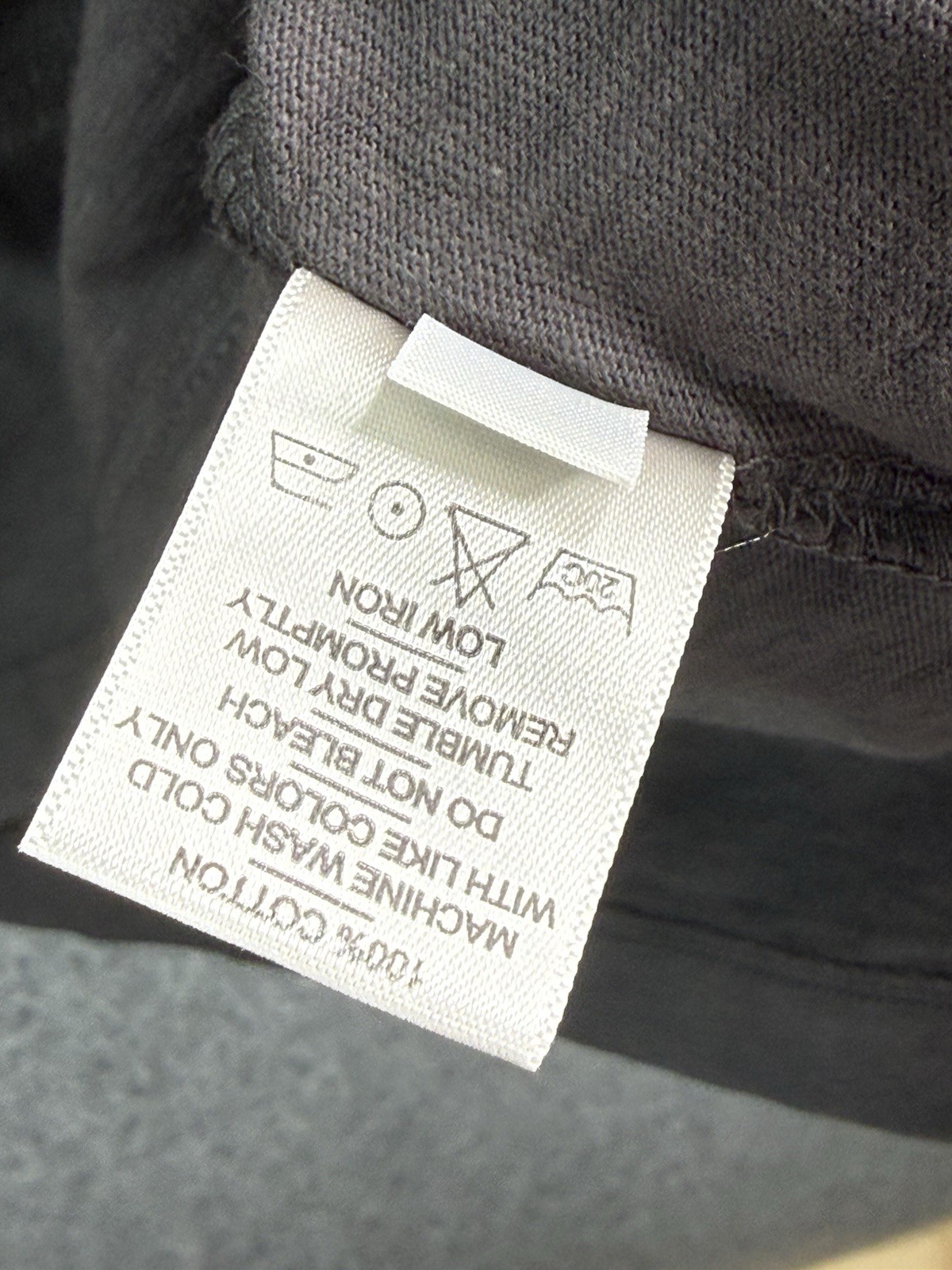 American Giant Gray Premium Slub Crew Neck T Shirt Men’s Large USA Made gallery