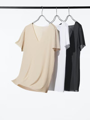 [3-Pack] UNIQLO AIRism Deodorant Mesh V-Neck T-Shirt Anti-Odor Japan NEW