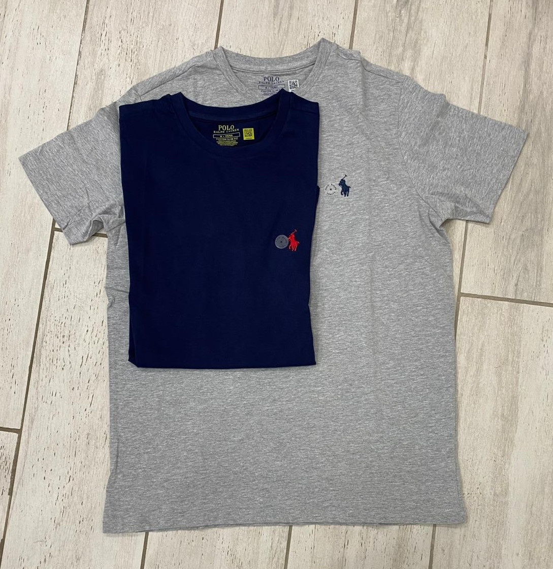 Polo Ralph Lauren Men's Custom Slim Fit Crewneck T-Shirt Navy , Gray -S, -XXL gallery