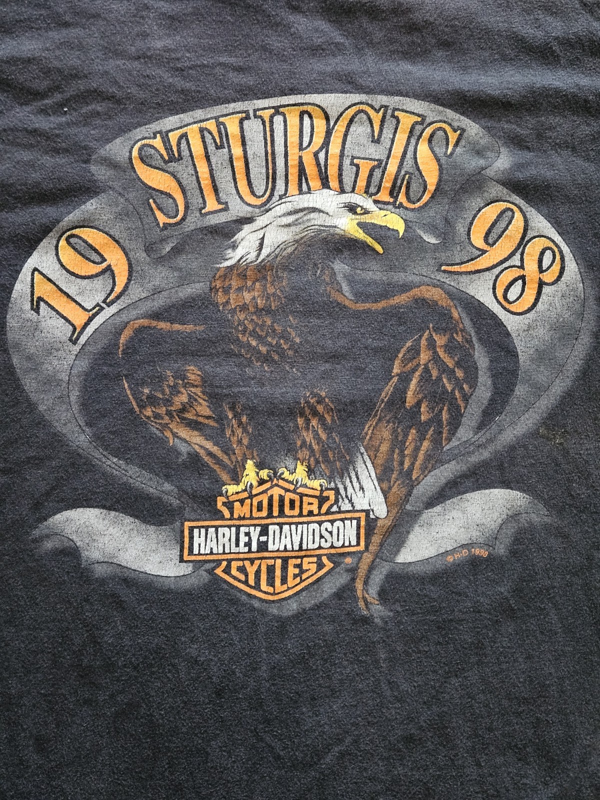 Vintage 90s Harley Davidson Sturgis Shirt 3XL Black Hills Rally South Dakota gallery