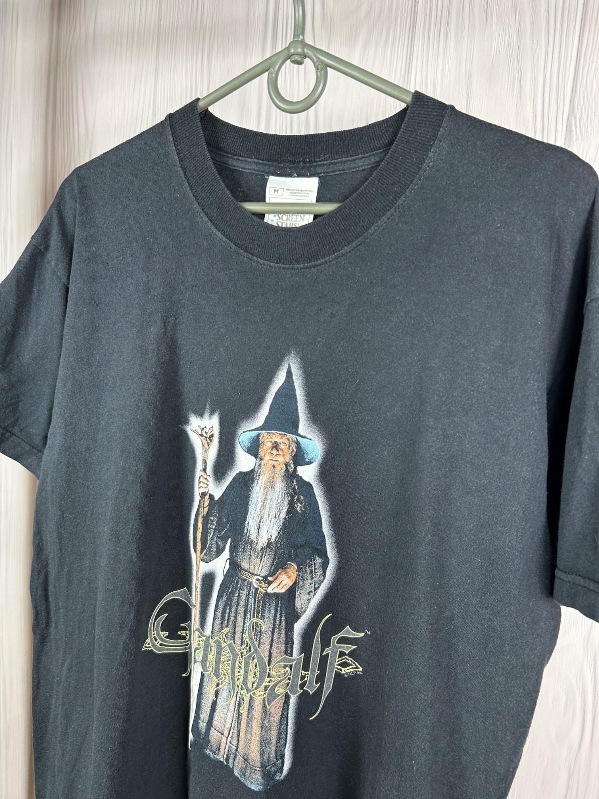 Vintage The Lord Of The Rings Gandalf Wizard T-shirt Size M gallery