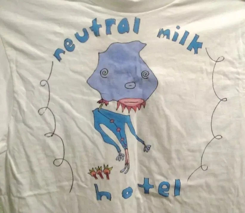Neutral Milk Hotel Band Art Front Printed Short Sleeve T Shirt Size S-5XL gallery