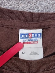 Jerzees Dri Power Active Mens M Short Sleeve T-Shirt Camouflage UPS Print Brown