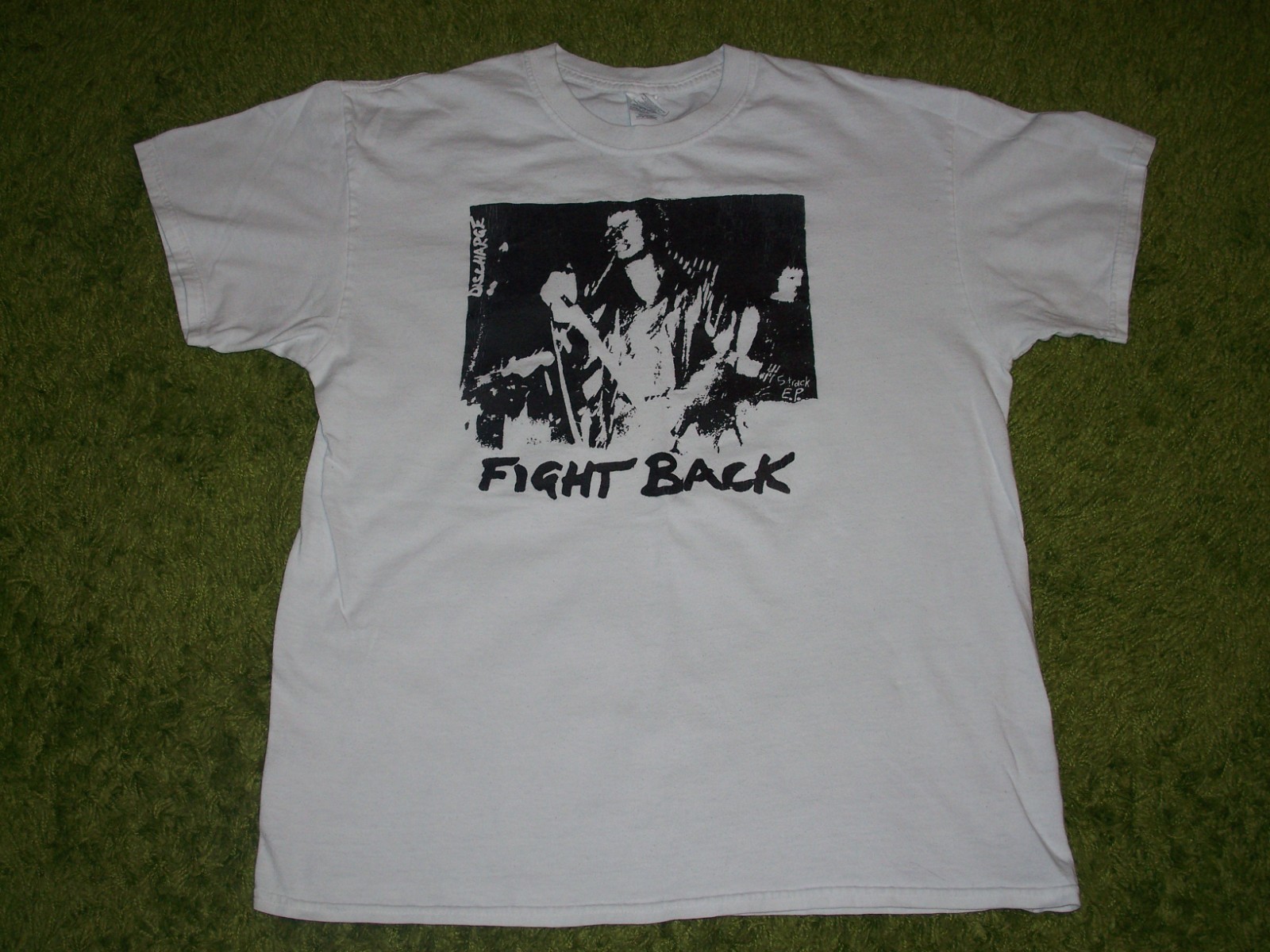 DISCHARGE Fight Back T-SHIRT L GBH Exploited Chaos UK Poison Idea Misfits KBD gallery