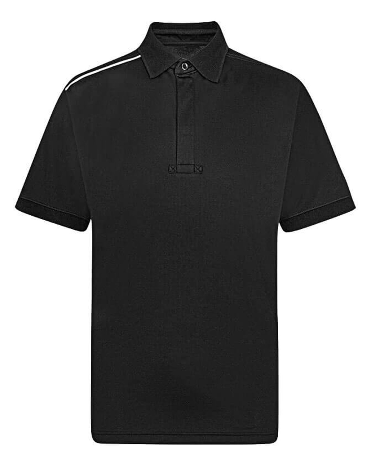 Mens Portwest Polo Shirt Lightweight Work Comfort Workwear Tops Black UK S-XL gallery