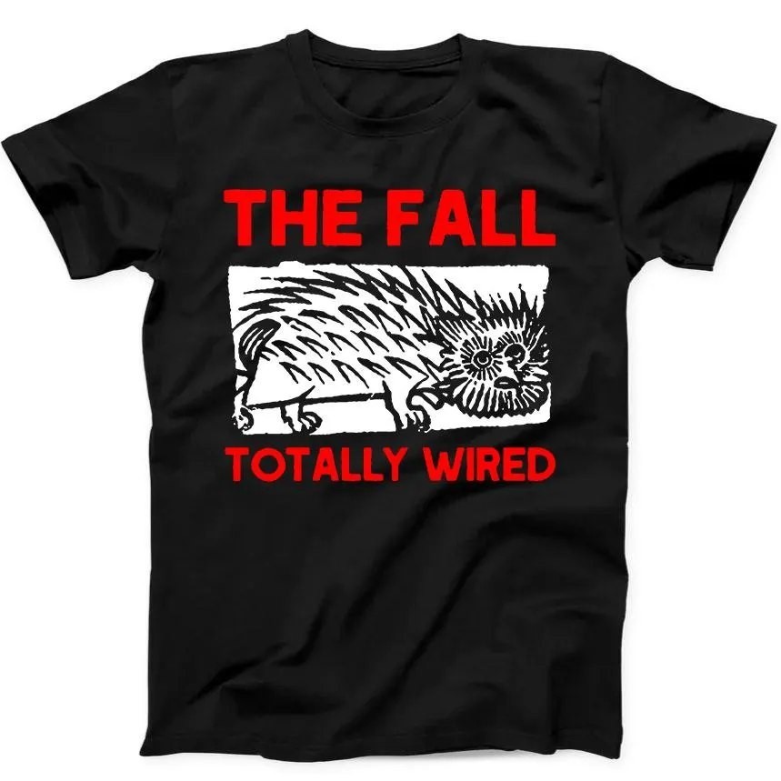 The Fall Totally Wired T-Shirt Black Post Punk Band Graphic Unisex Tee - T842 gallery