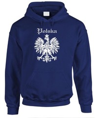 POLSKA EAGLE – Poland Polish Retro Hipster – Fleece Pullover Hoodie
