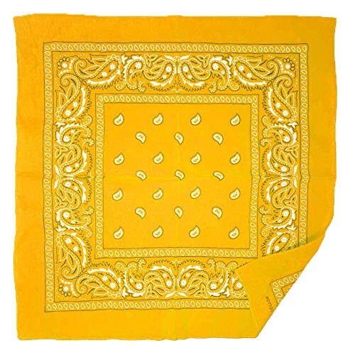 12 Pack 100% Cotton Premium Bandanas Head Band Wrap Scarf Kerchief Fashion