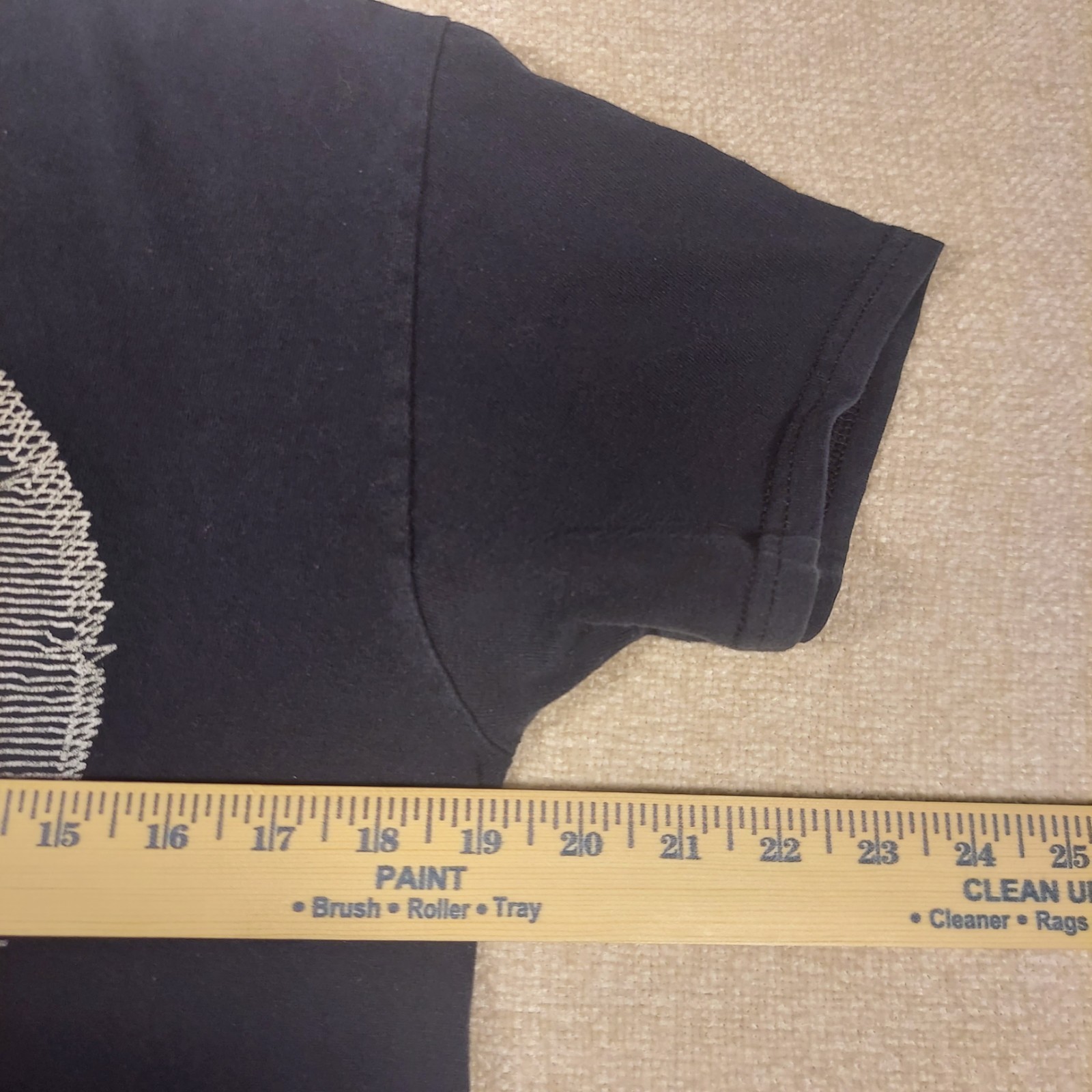 Vintage 2000s Y2K Peter Saville Joy Division Unknown Pleasures Type Mens Medium gallery