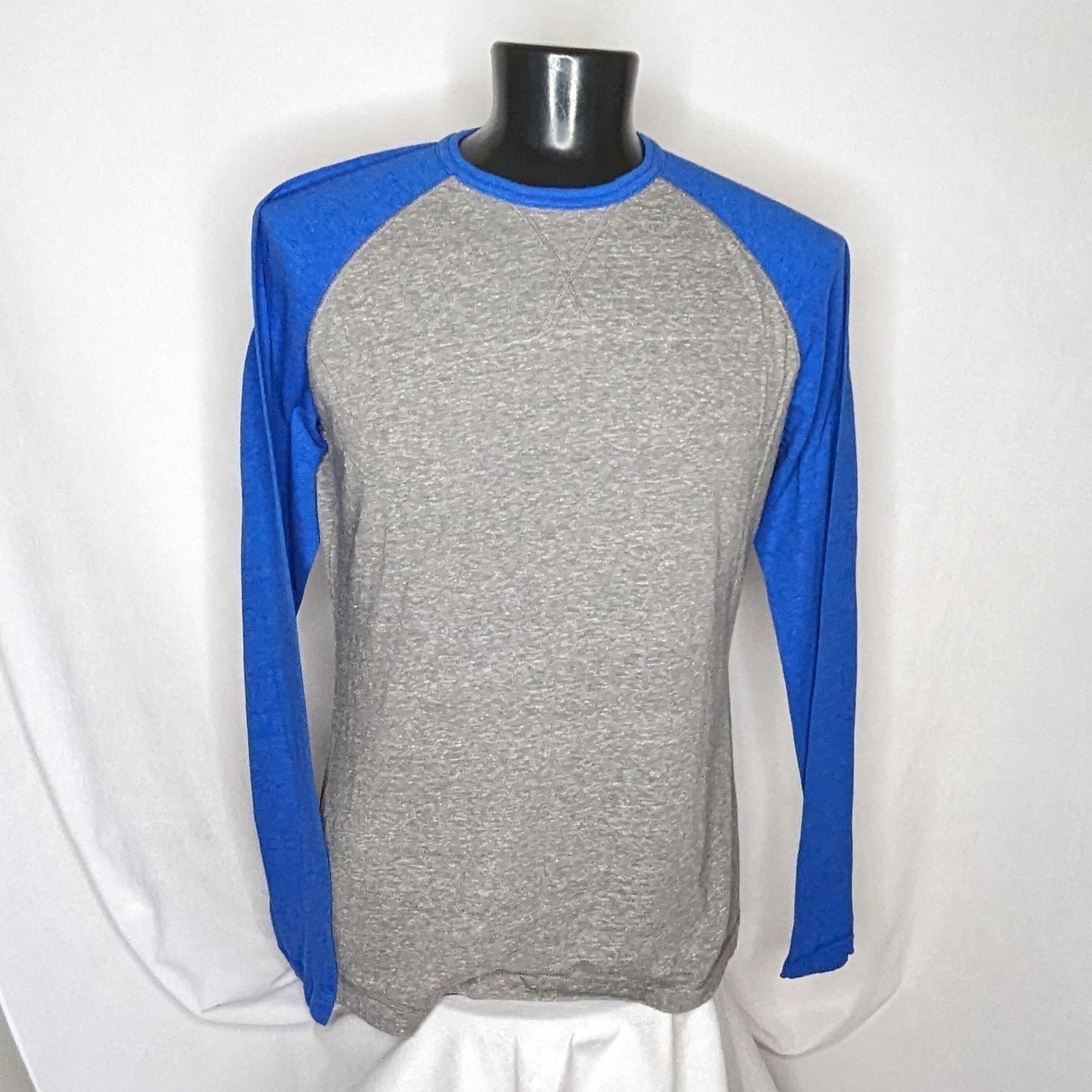 Red Camel Men’s Long Sleeve T-shirt XL Heather Gray Blue