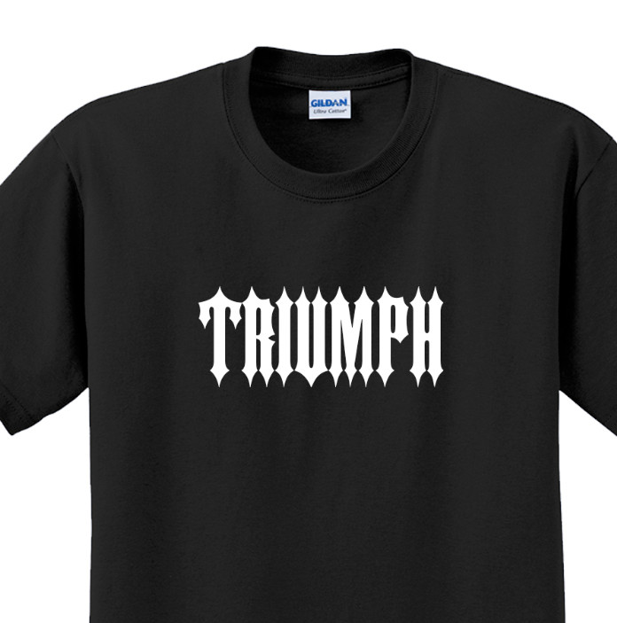 Triumph T-Shirt Short Sleeve Graphic Tees Unisex Apparel inspirational Designs gallery
