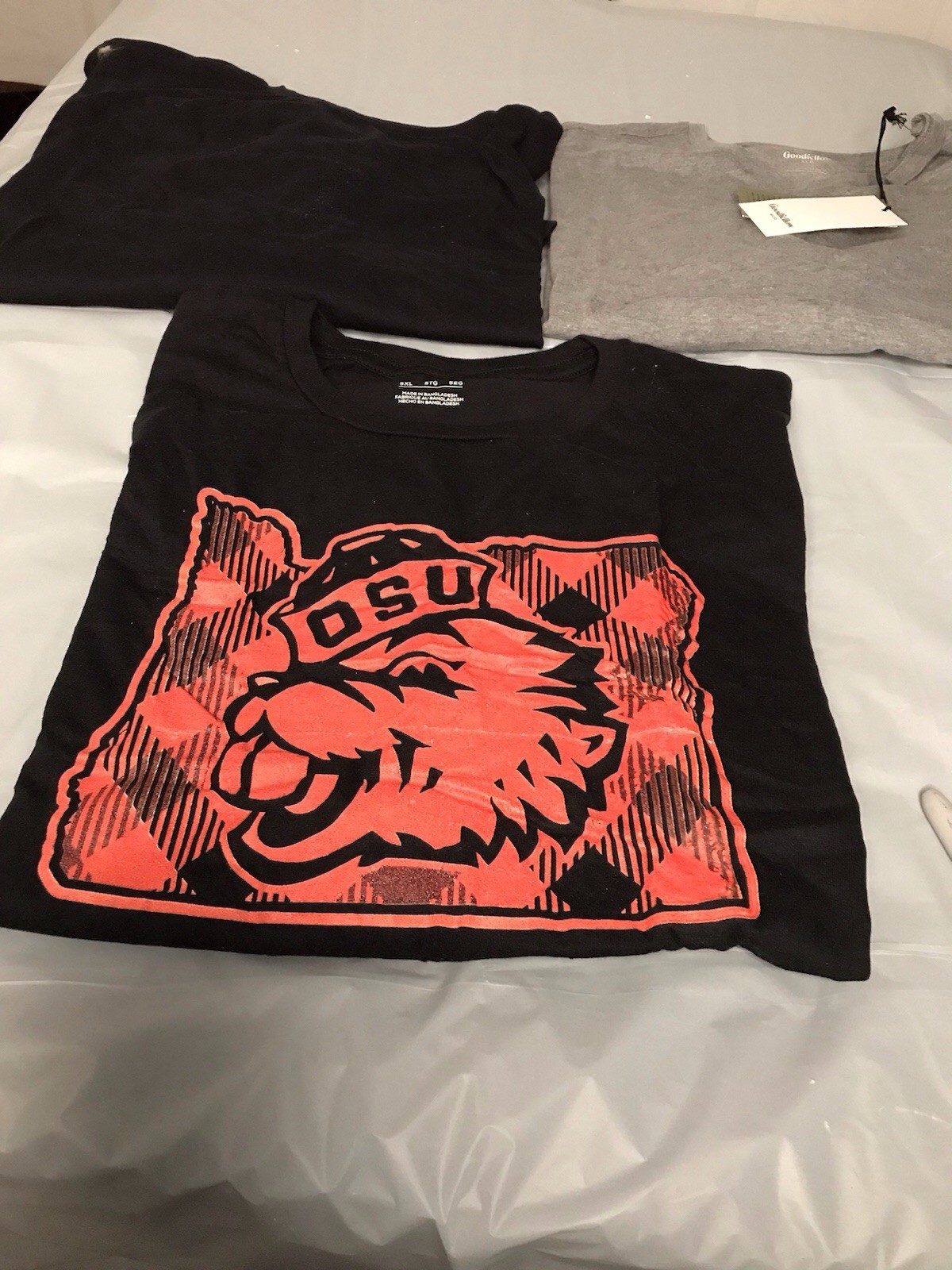 Three Men 5X T-shirt bundle multiple brands hundred percent cotton ￼￼￼ gallery