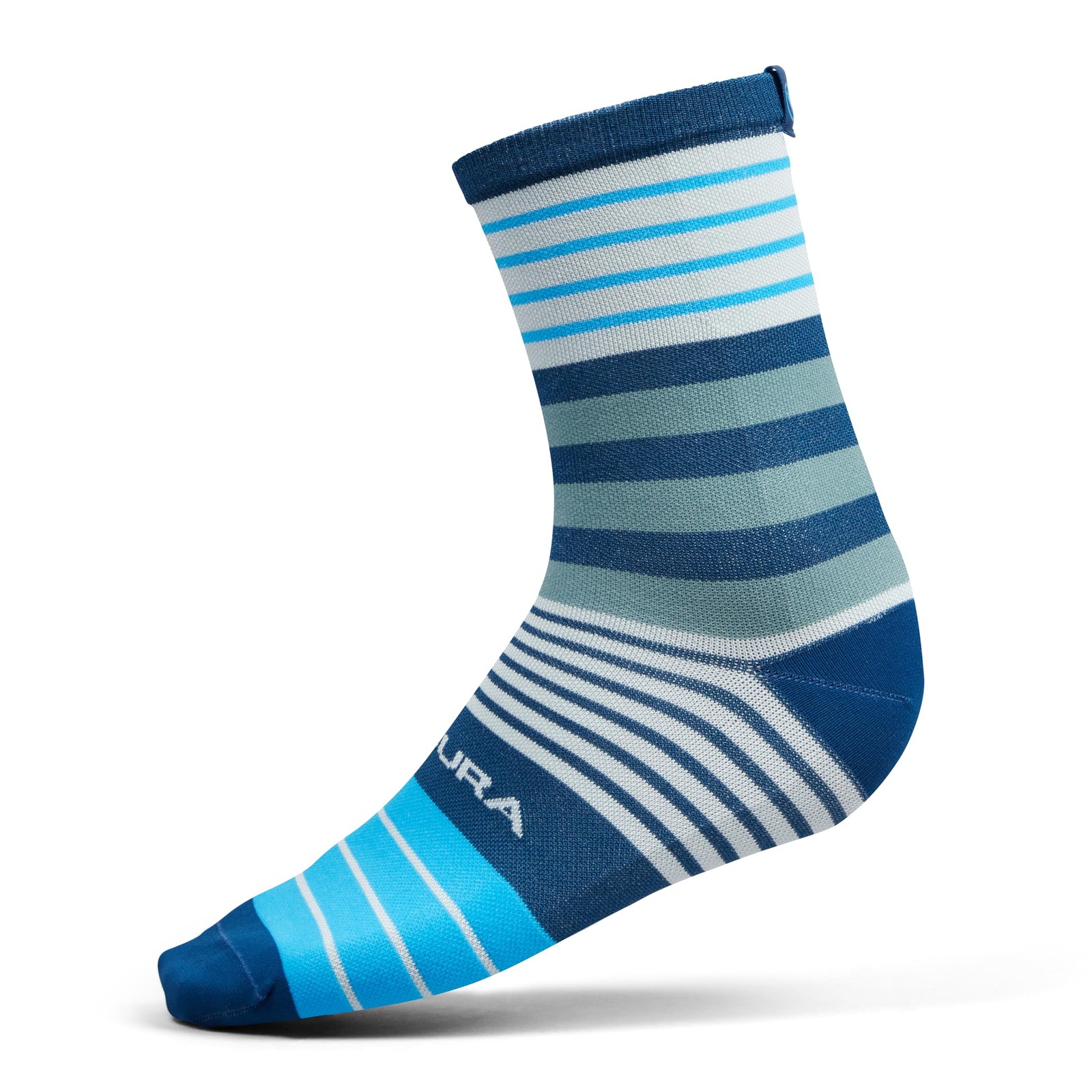 Unisex-Adult Graphic Road Cycling Socks Striped – Blueberry, L-XL