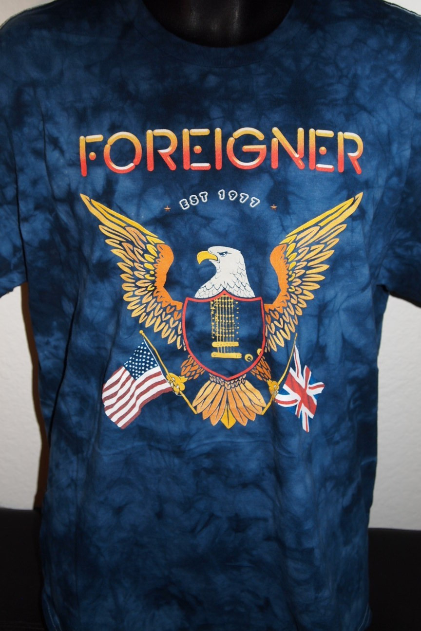 NWOT The Thread Shop Foreigner Classic Rock Official Graphic Tshirt Size Mens XL