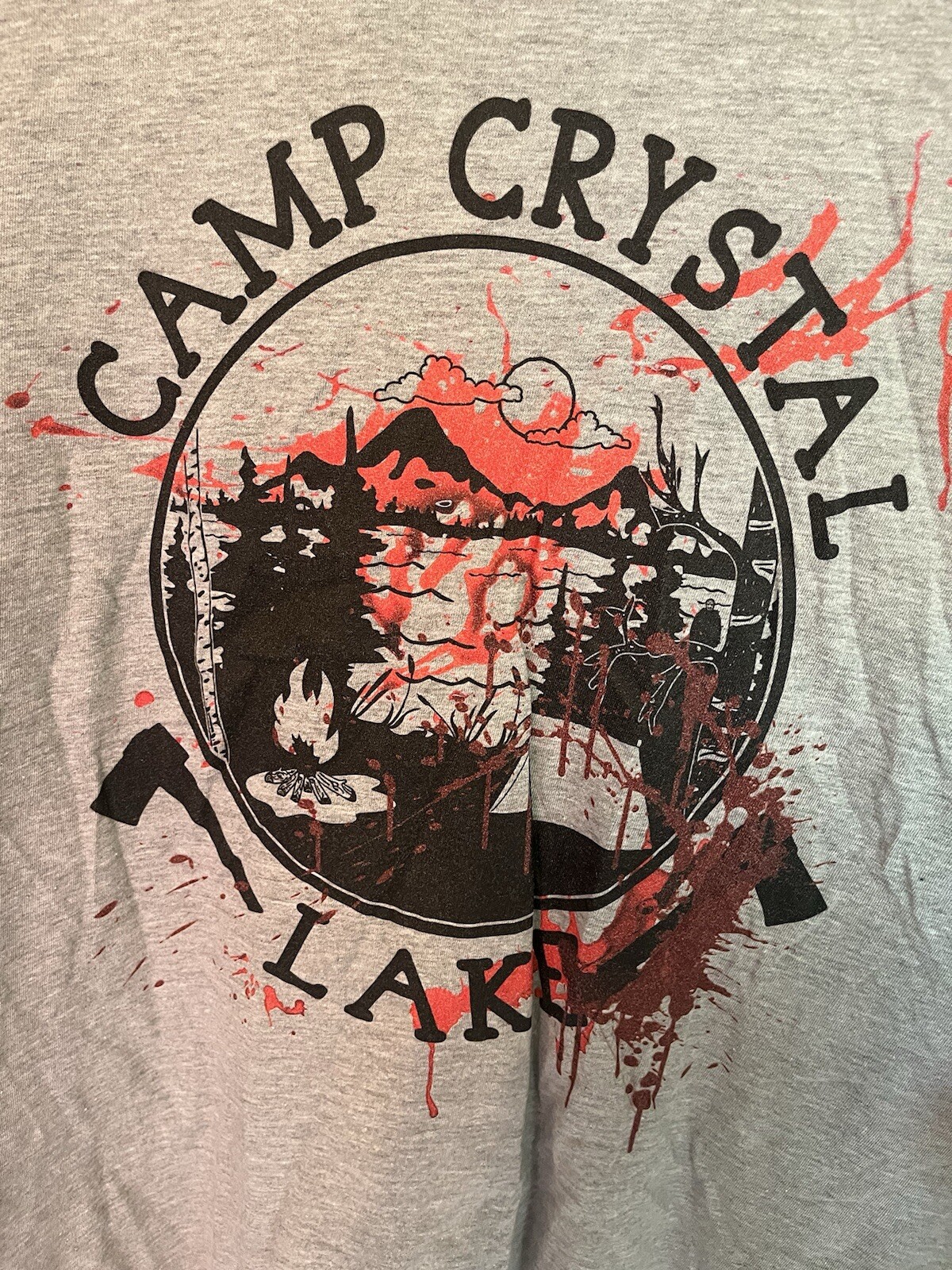 Friday The 13th Camp Crystal Lake T-Shirt XL Pop Threads RingerTee Jason gallery