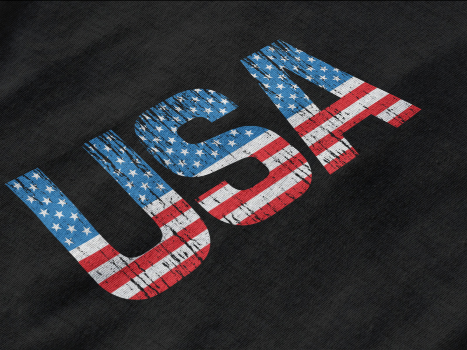 USA Distressed Flag Men T Shirt Patriotic American T-shirt USA Logo Tee gallery