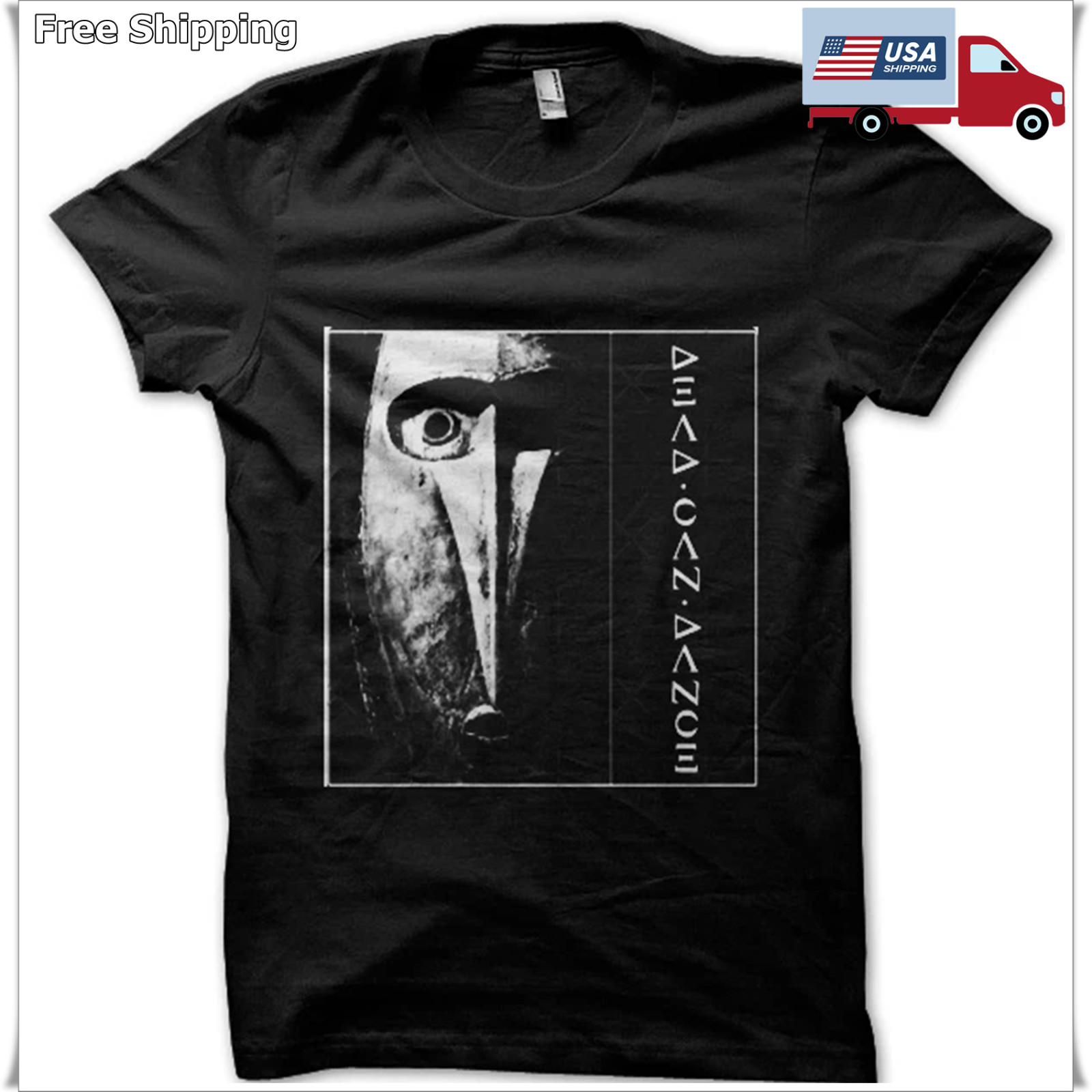 Dead Can Dance mask T-Shirt, Music Band Rock Punk Goth Metal Unisex Te