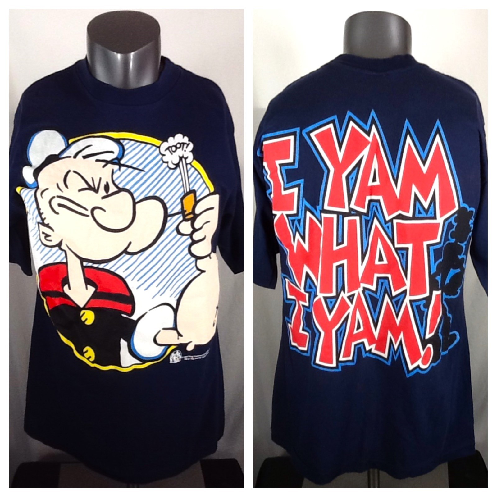 Vtg 1994 King Features Syndicate (Large) Popeye The Sailor Man I Yam What I Yam!
