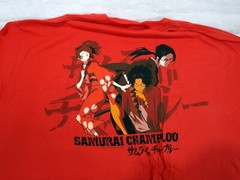 SAMURAI CHAMPLOO ODM XL 2 SIDED T SHIRT Y2K VINTAGE ANIME COLLECTABLE NEW