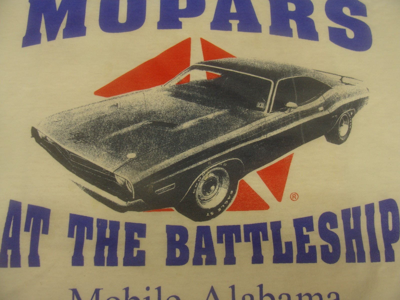Mopar rare t shirt Mopars at the Battleship 2001 Size: XL - read & see all gallery