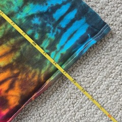 Pigeons Playing Ping Pong Tie-Dye 100% Cotton Gildan Crew Neck Tee Medium
