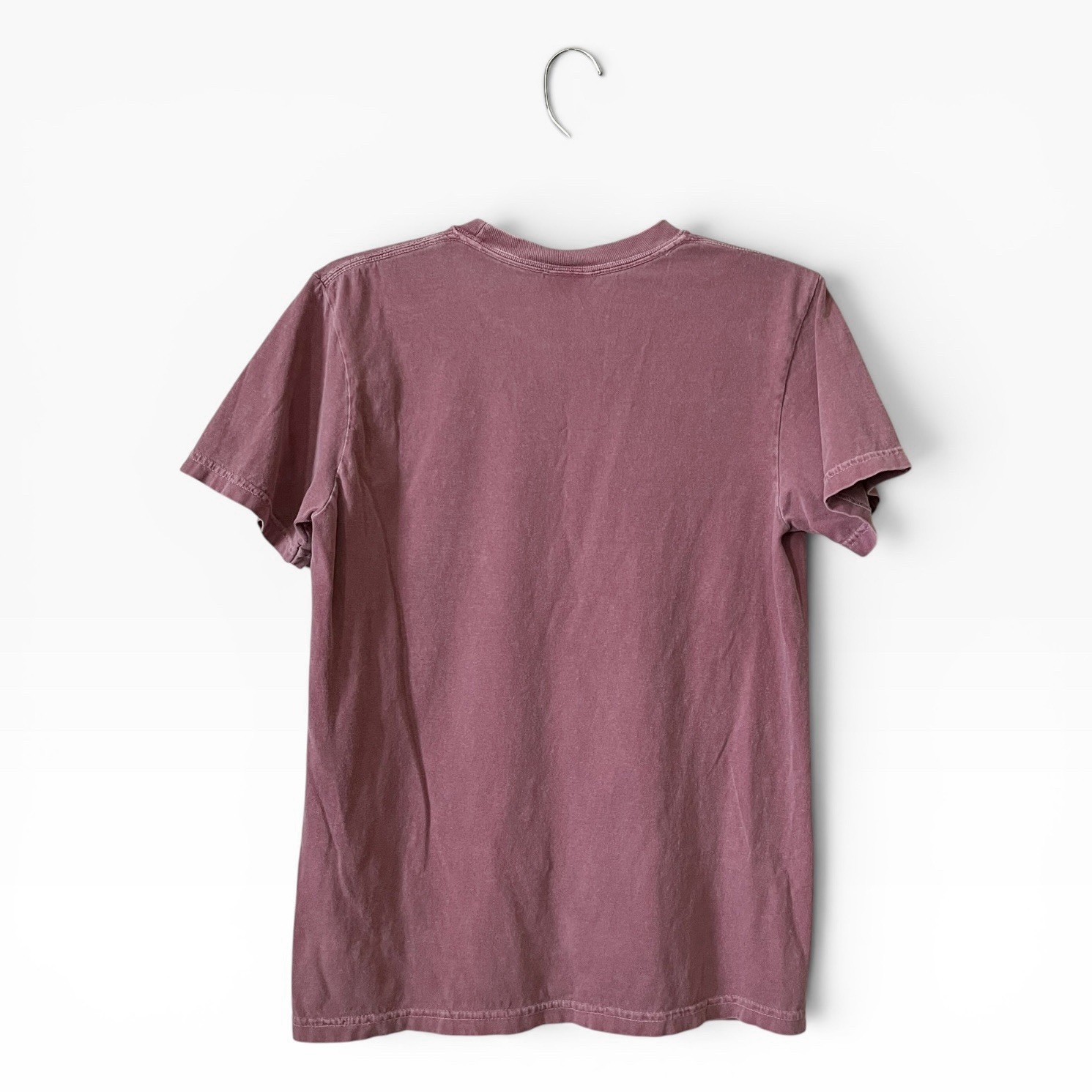 Comfort Colors Summer Moon T-Shirt Mens Size S Red Cotton Thrashed Grunge Soft gallery