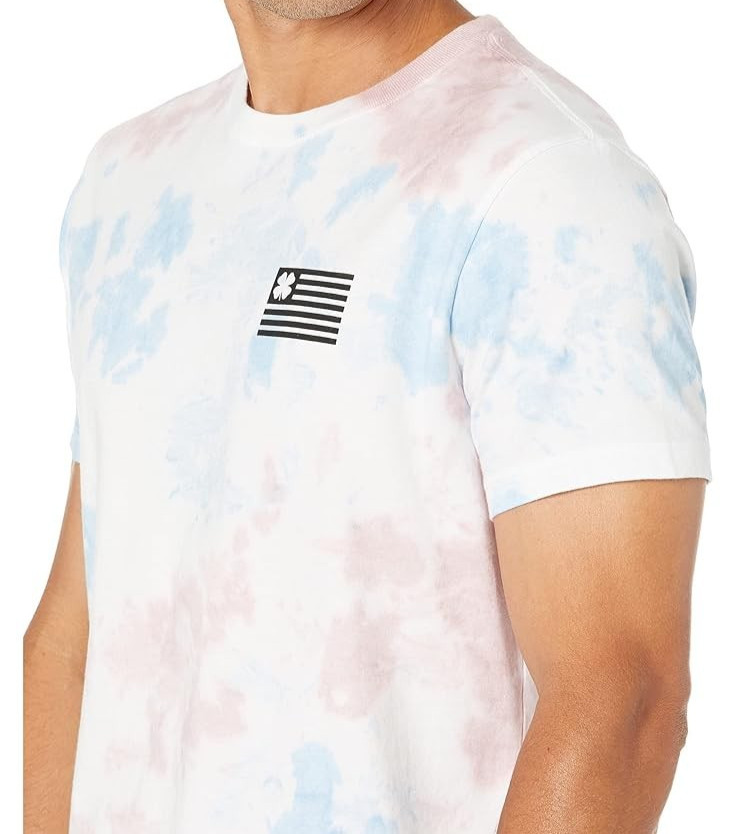 Lucky Brand Flag Tie-Dye Graphic Tee XL Multi Color 7M84816-430 gallery