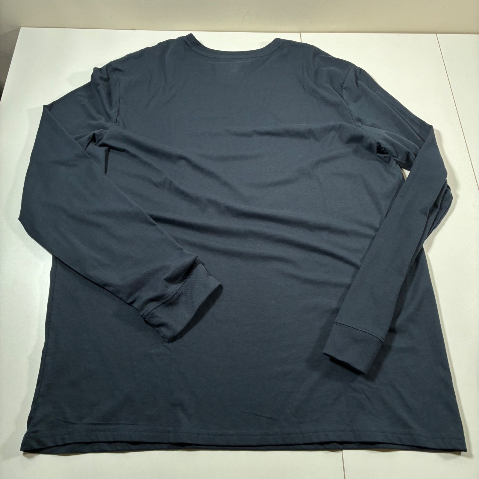 NEW Sonoma Long Sleeve Tee Mens 3XLT Tall Blue Supersoft Crewneck Cotton Blend gallery