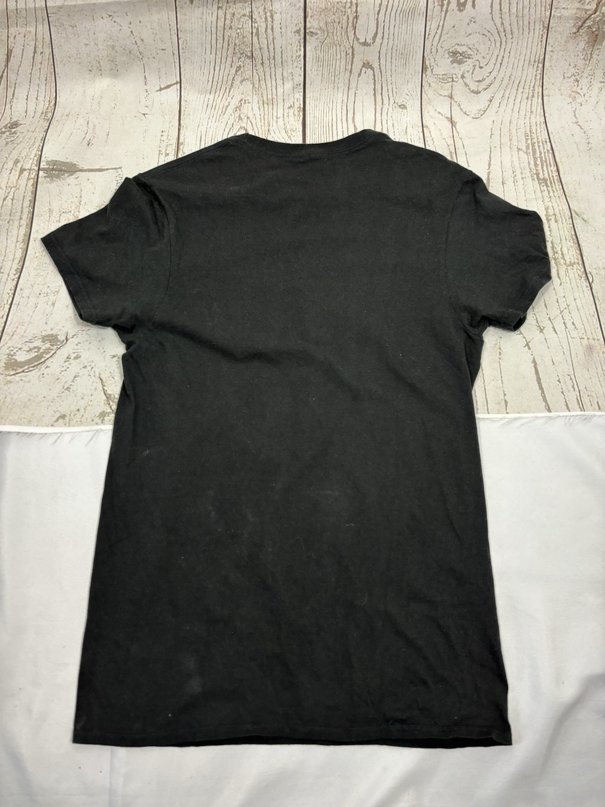 SPONGEBOB SQUARE PANTS T SHIRT UNISEX SMALL S BLACK AIR BRUSH SQUIDWARD gallery