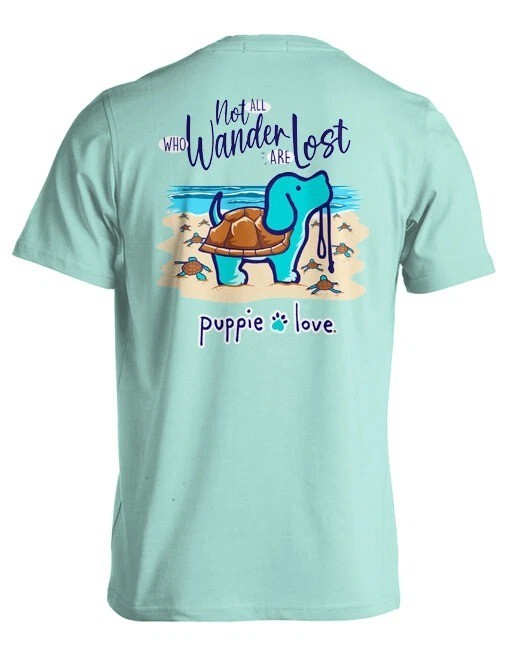New PUPPIE LOVE - Not all Dogs who Wander are lost, YOUTH SMALL T SHIRT gallery