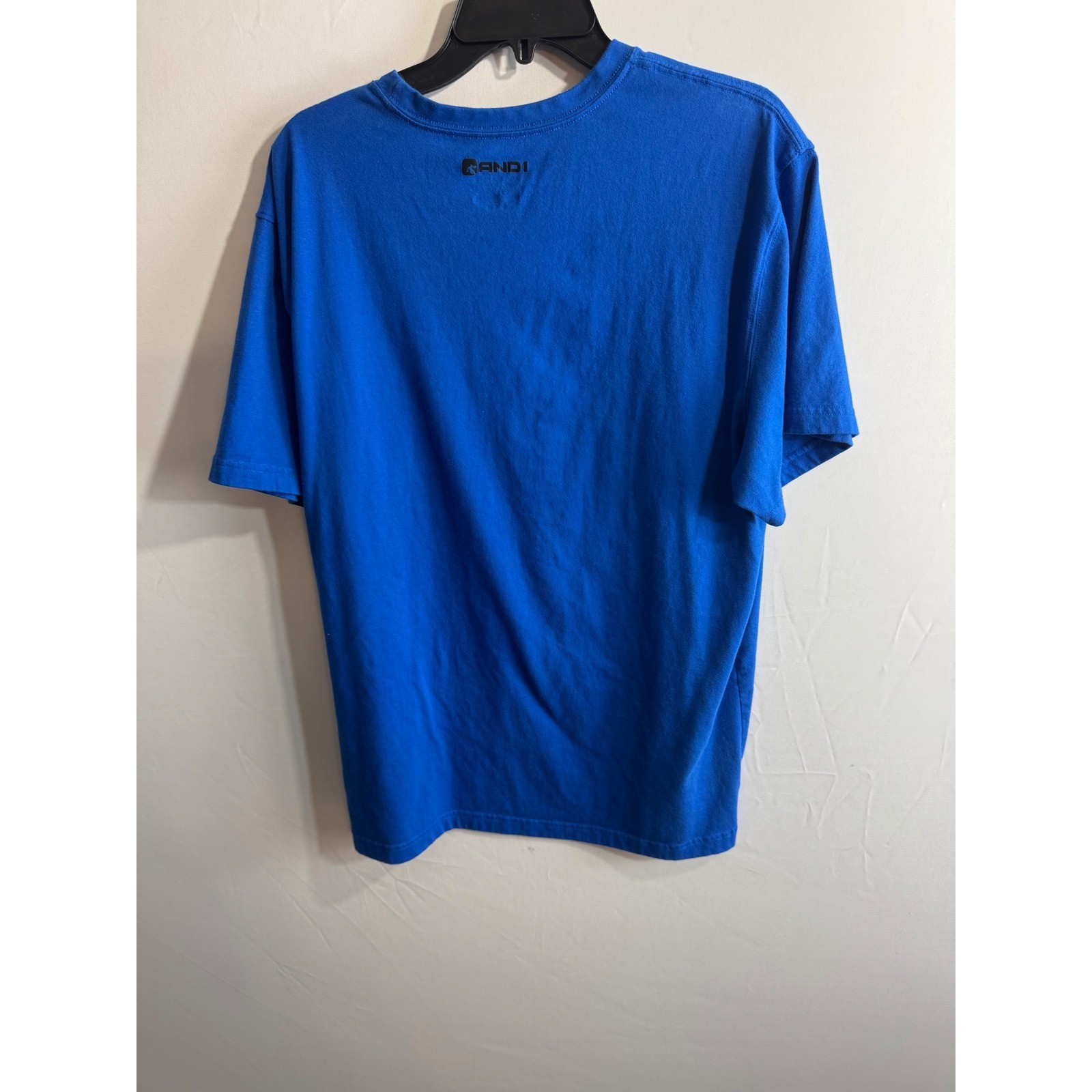 AND1 Mens Royal Blue Graphic Basketball T-Shirt Slam Dunk Streetball Tee gallery