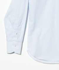 (ASK availability First) BEAMS Borriello Microstripe wide collar shirt New