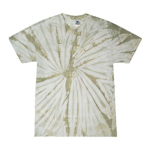 Multi-Color Tie Dye Spider T-Shirts, Adults Short Sleeve Cotton Colortone gallery