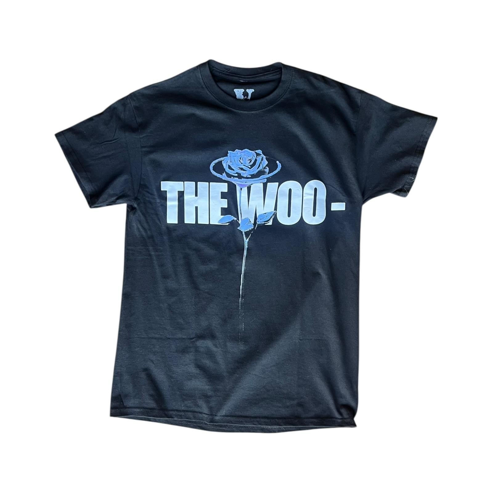 Vlone x Pop Smoke The Woo Tee Black Authentic New Size S Rare