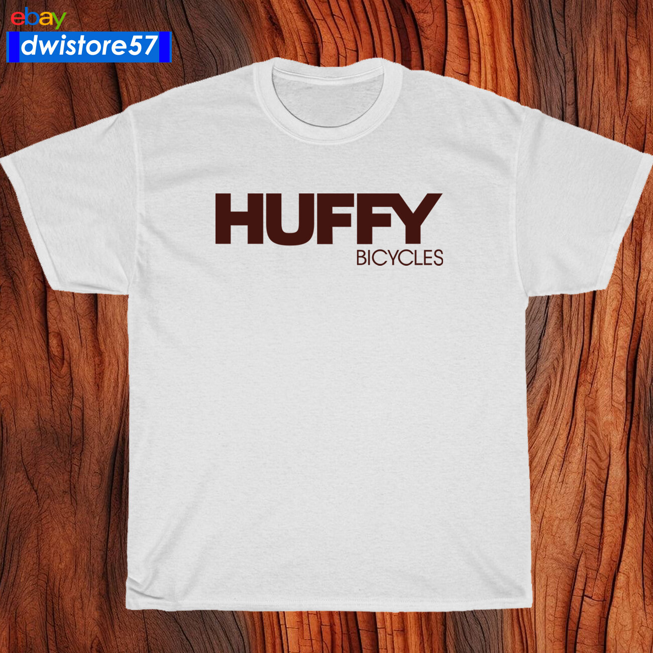 New Huffy Bike Bicycle Logo Black/Navy/White/Sport Grey Men’s T-Shirt S-5XL