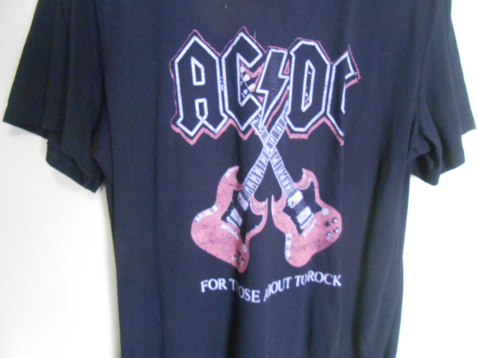 AC DC FOR THOSE ABOUT TO ROCK T-SHIRT MEN'S SZ XXL 2021 MACHINE WASHABLE IN COLD gallery