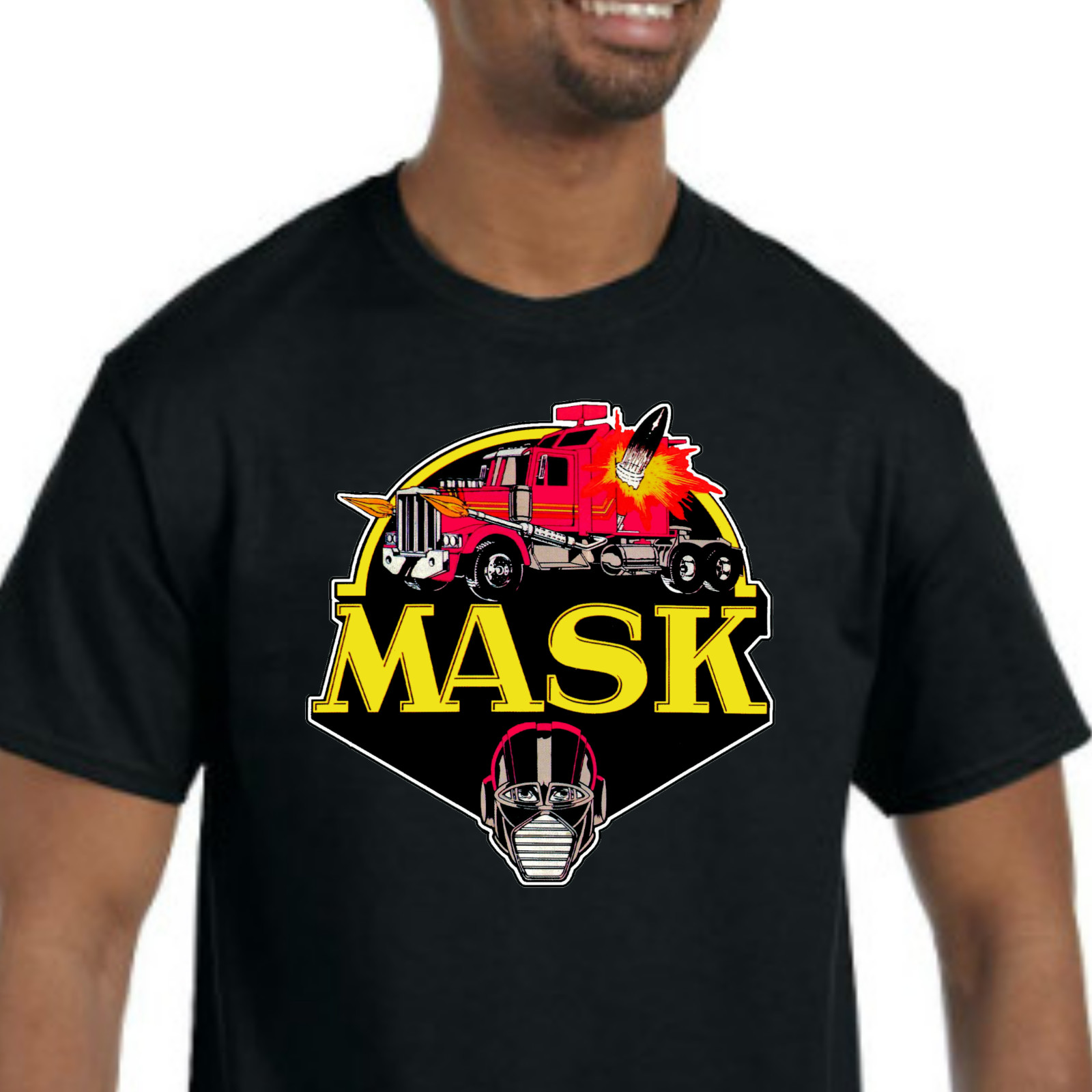 MASK T-Shirt NEW *Pick your color & size* 80’s cartoon TV show
