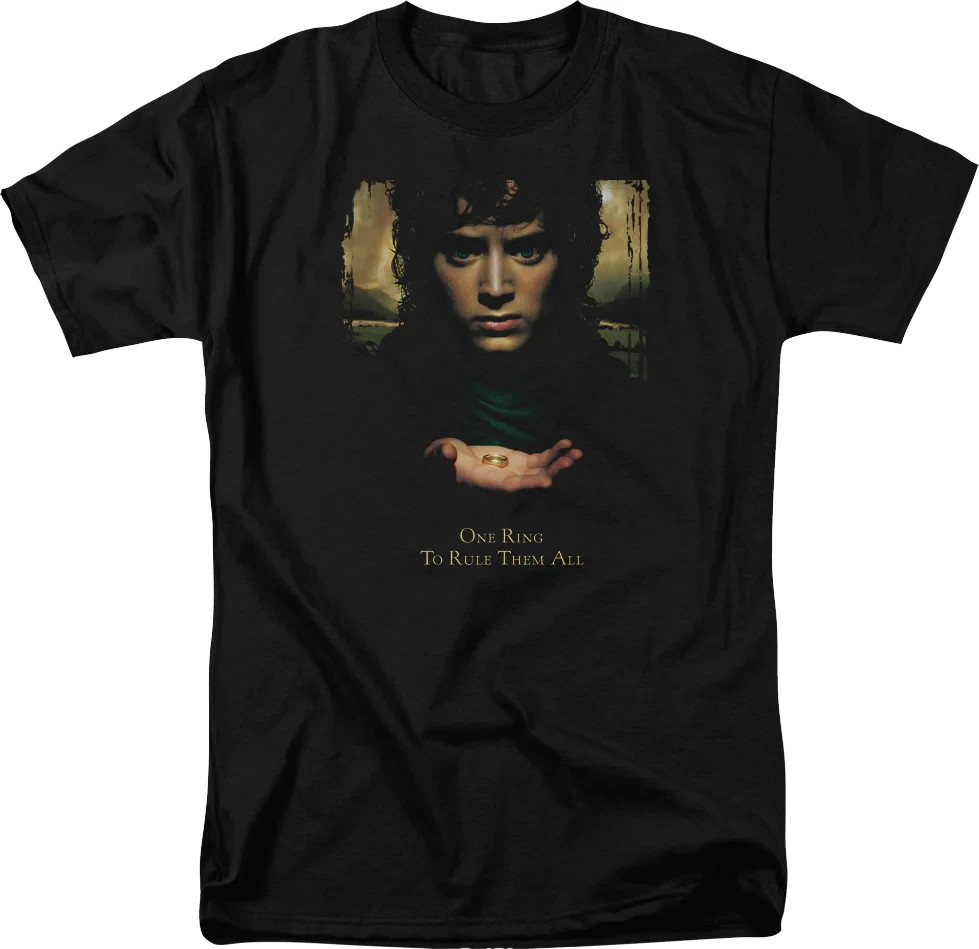 The Lord Of The Rings Frodo T-Shirt 180 GSM | 100% Cotton DTG Print gallery