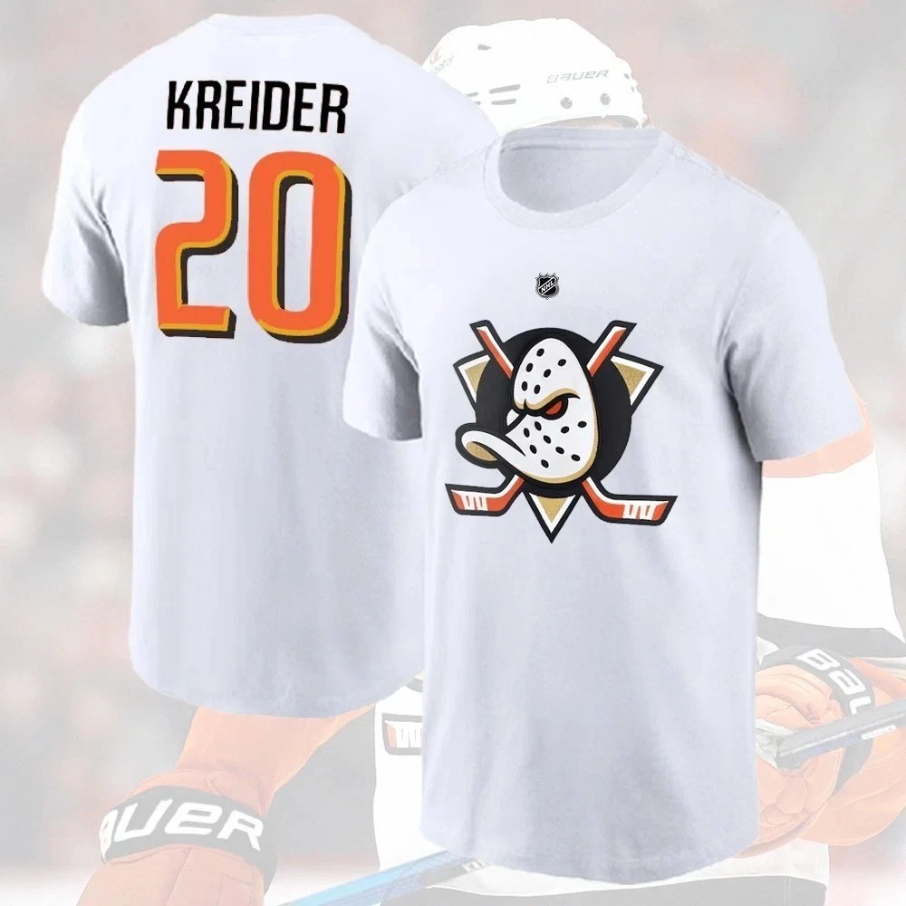 HOT SALE - Chris Kreider #20 Anaheim Ducks 2025 Player Name & Number Fastship gallery