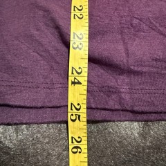 Members Mark Womens Long Sleeve TShirt XL Extra Large Purple V Neck